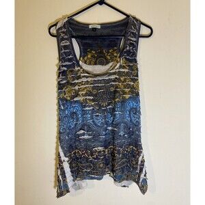 Ruby Layered Tank Top Vintage Burner Women’s Large Multi Y2k